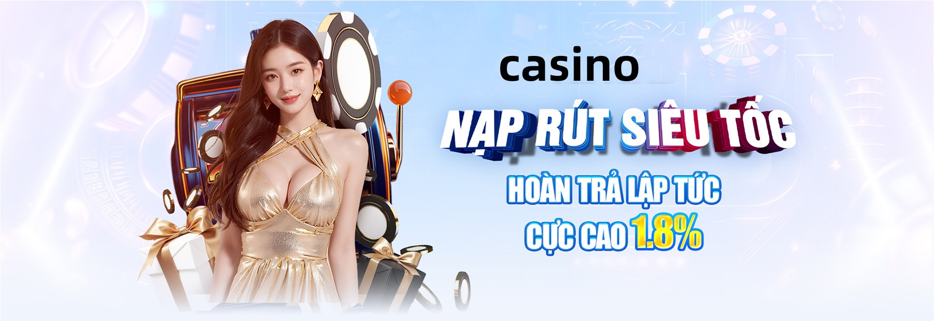 Hình ảnh quảng cáo của vnq8 hiển thị nền tảng và các lợi ích