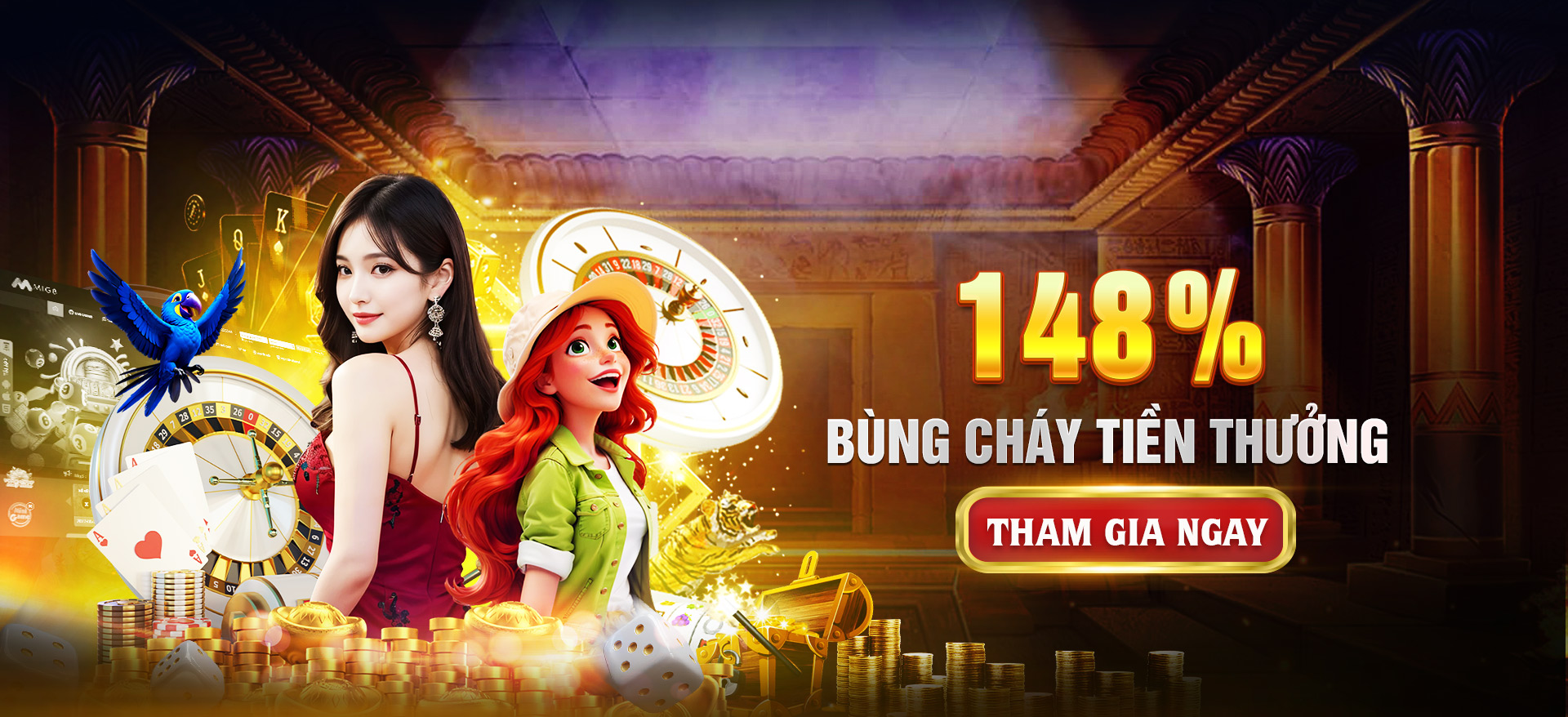Hình ảnh quảng cáo của vnq8 hiển thị nền tảng và các lợi ích