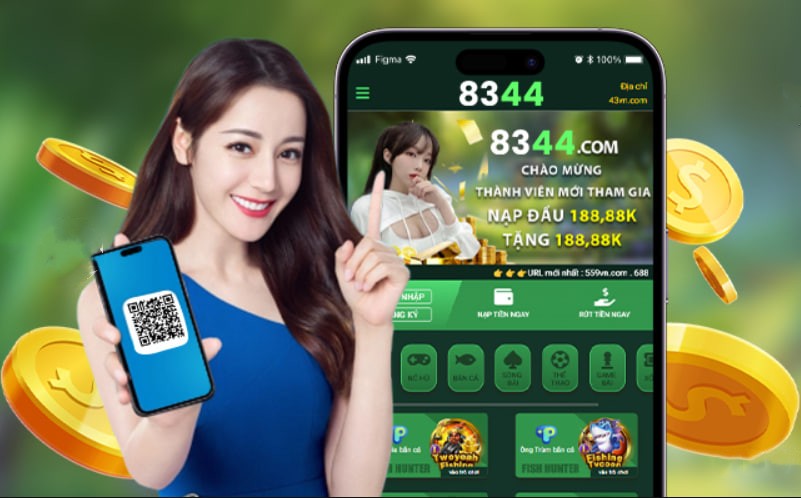 Hình ảnh quảng cáo của vnq8 hiển thị nền tảng và các lợi ích