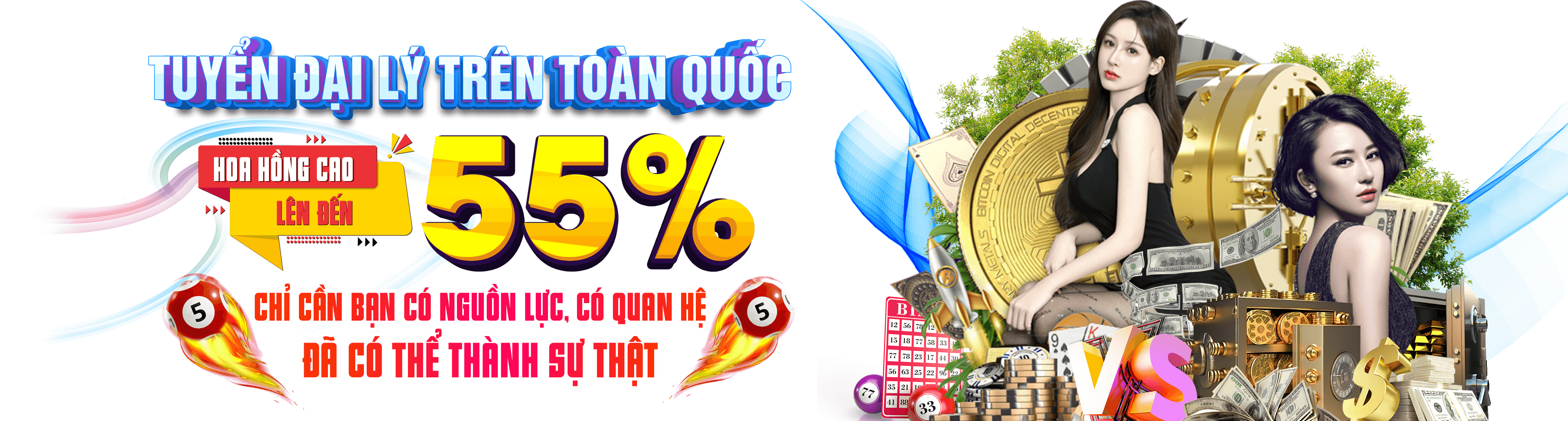 Hình ảnh quảng cáo của vnq8 hiển thị nền tảng và các lợi ích