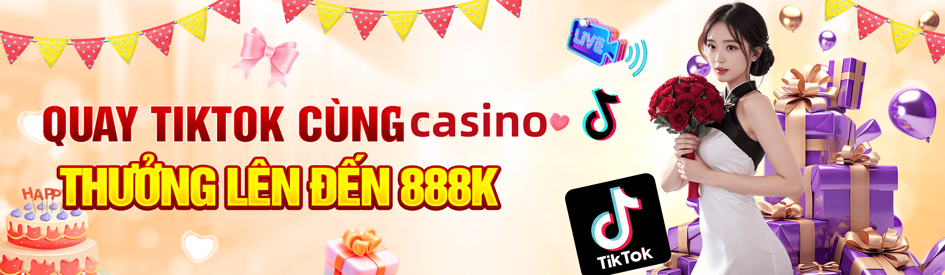 Hình ảnh quảng cáo của vnq8 hiển thị nền tảng và các lợi ích