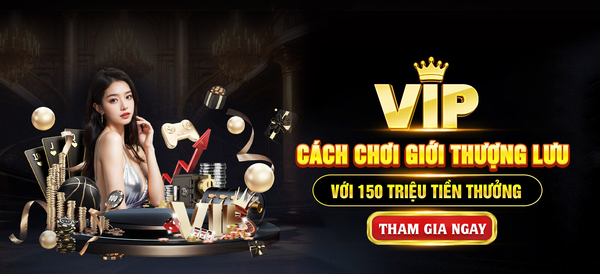 Hình ảnh quảng cáo của vnq8 hiển thị nền tảng và các lợi ích