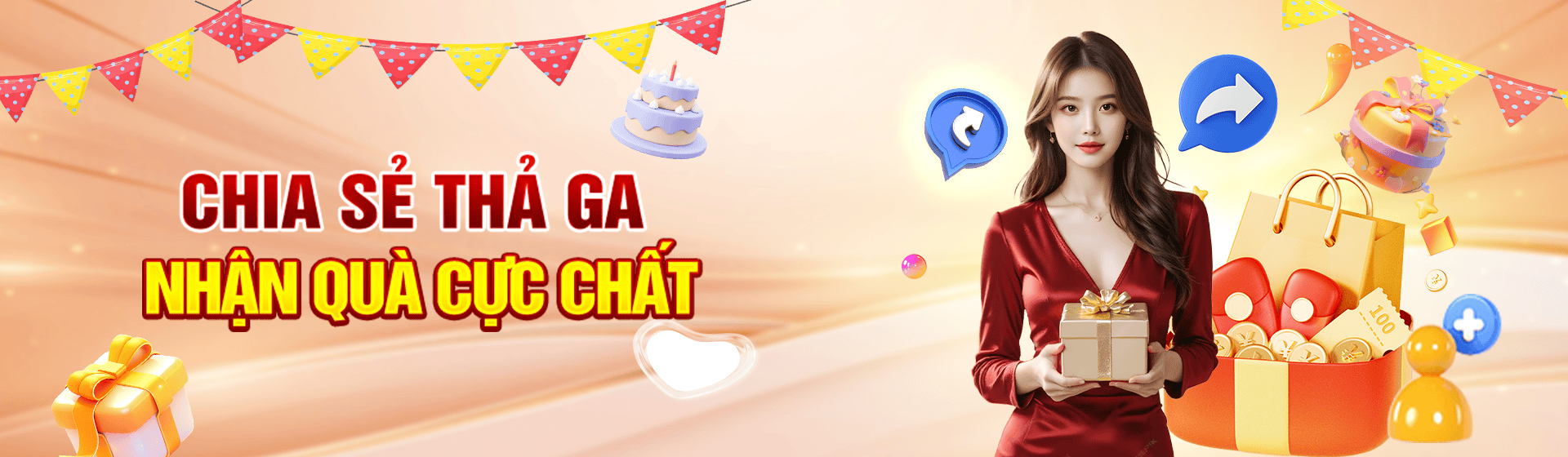 Hình ảnh quảng cáo của vnq8 hiển thị nền tảng và các lợi ích