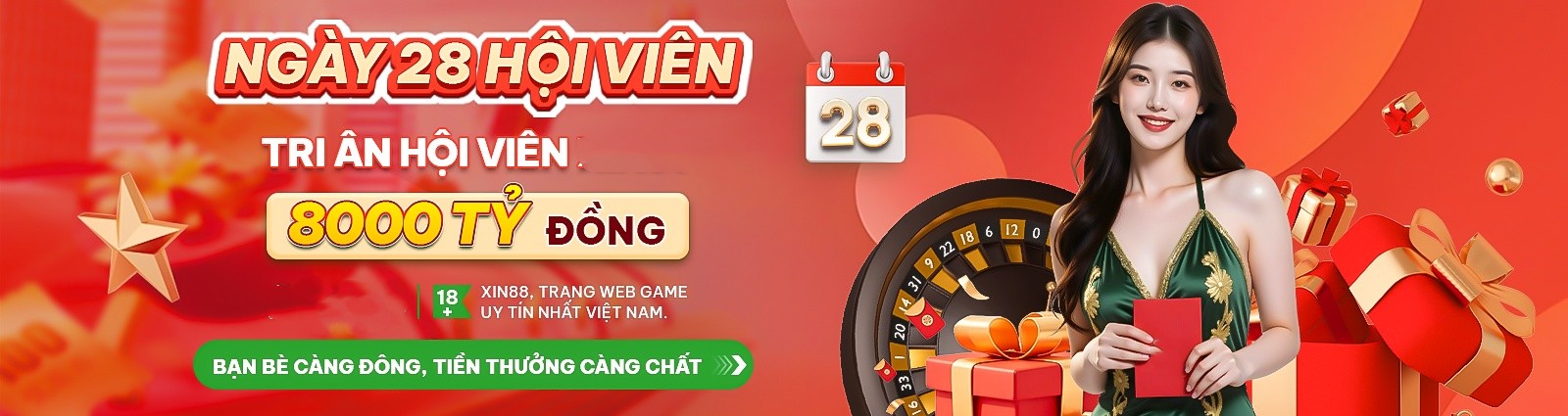 Hình ảnh quảng cáo của vnq8 hiển thị nền tảng và các lợi ích