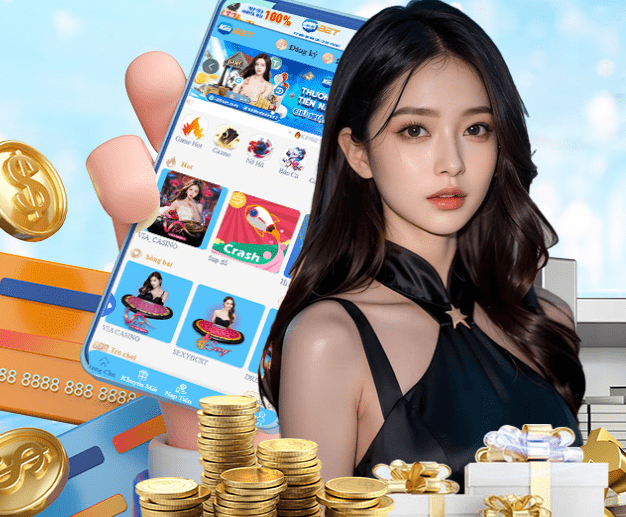 Hình ảnh quảng cáo của vnq8 hiển thị nền tảng và các lợi ích