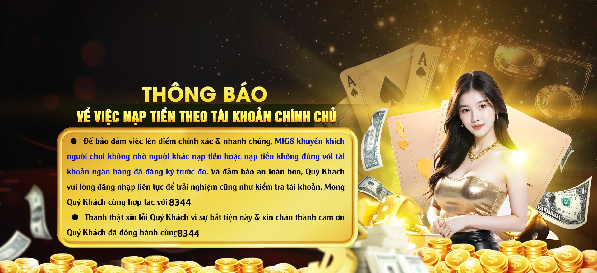 Hình ảnh quảng cáo của vnq8 hiển thị nền tảng và các lợi ích