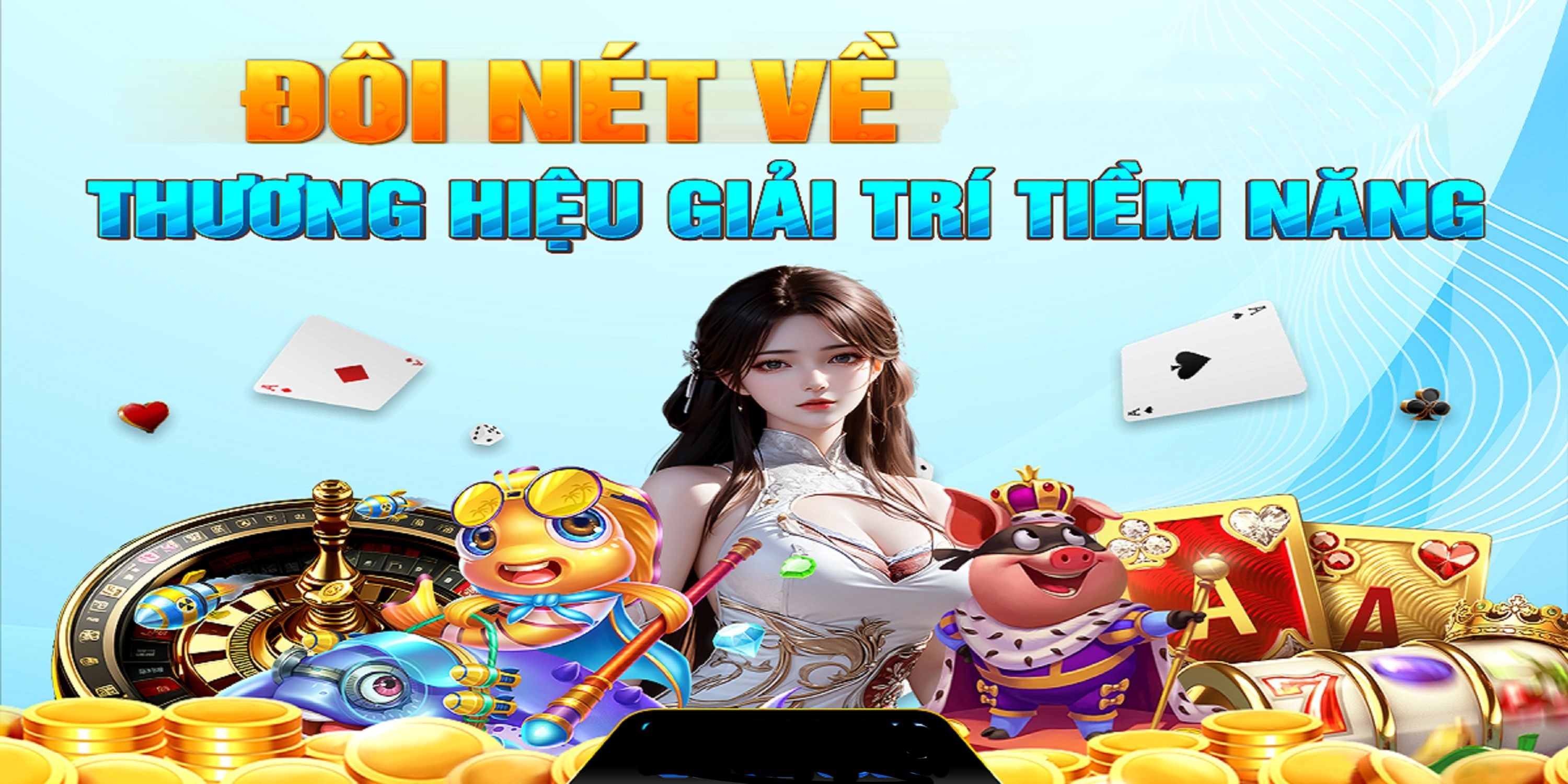 Hình ảnh quảng cáo của vnq8 hiển thị nền tảng và các lợi ích