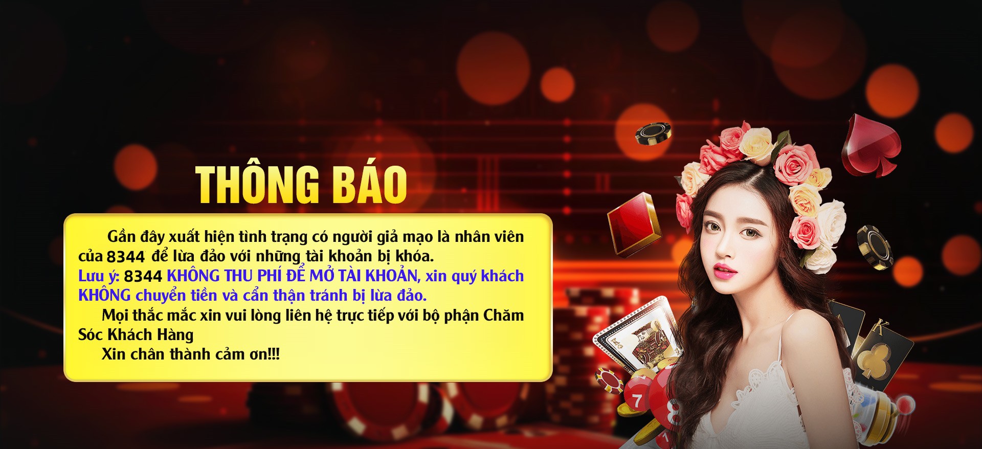 Hình ảnh quảng cáo của vnq8 hiển thị nền tảng và các lợi ích